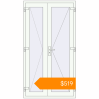 Pricing Internal doors 1100x2050 mm INTERIOR door (Z74/60) opens  inside RAL 9016 Traffic white two-sided. Price: $518.79