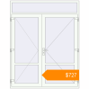 Pricing Internal doors 1850x2340 mm INTERIOR door (Z74/60) opens  inside RAL 9016 Traffic white two-sided. Price: $726.55
