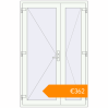 Pricing Internal doors 1300x2050 mm INTERIOR door (Т94/60) opens to the outside RAL 9016 Traffic white two-sided. Price: €361.83