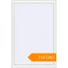 Pricing Tilt-and-Turn 1000x1500 mm KORSA STANDARD (Euro 70) RAL 9016 Traffic white two-sided. Price: 114.29 CAD