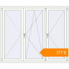 Pricing Tilt-and-Turn 1800x1500 mm KORSA ENERGY-SAVING (SYNEGO MD) RAL 9016 Traffic white two-sided. Price: €376.53
