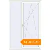 Pricing Tilt-and-Turn 1500x2300 mm KORSA STANDARD (Euro 70) RAL 9016 Traffic white two-sided. Price: ₴13,202.88