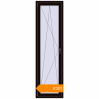 Pricing Tilt-and-Turn 600x2100 mm KORSA ENERGY-SAVING (SYNEGO MD) BLACK_BROWN two-sided. Price: €281.18