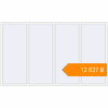 Pricing Tilt-and-Turn 3000x1800 mm KORSA STANDARD (Euro 70) RAL 9016 Traffic white two-sided. Price: ₴12,826.55