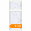 Pricing Tilt-and-Turn 890x2030 mm KORSA ENERGY-SAVING (SYNEGO MD) RAL 9016 Traffic white two-sided. Price: ₴12,092.84