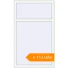 Pricing Tilt-and-Turn 930x1530 mm KORSA BRILLANT RAL 9016 Traffic white two-sided. Price: ₴4,112.66