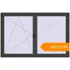 Pricing Tilt-and-Turn 2000x1300 mm KORSA STANDARD (Euro 70) BASALT_GREY two-sided. Price: €409.49