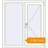 Pricing Tilt-and-Turn 1000x1100 mm KORSA STANDARD (Euro 70) RAL 9016 Traffic white two-sided. Price: 4 030.21 UAH