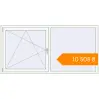 Pricing Tilt-and-Turn 2000x1000 mm KORSA ENERGY-SAVING (SYNEGO MD) RAL 9016 Traffic white two-sided. Price: ₴10,507.86