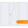 Pricing Tilt-and-Turn 1820x1590 mm KORSA BRILLANT RAL 9016 Traffic white two-sided. Price: €242.27