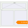 Pricing Tilt-and-Turn 1500x1365 mm KORSA STANDARD (Euro 70) RAL 9016 Traffic white two-sided. Price: ₴11,010.03