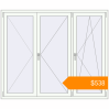 Pricing Tilt-and-Turn 1800x1500 mm KORSA ENERGY-SAVING (SYNEGO MD) RAL 9016 Traffic white two-sided. Price: $538.39