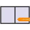 Pricing Tilt-and-Turn 1524x914 mm KORSA ENERGY-SAVING (SYNEGO MD) BLACK_STRUCTURAL two-sided. Price: ₴7,121.50