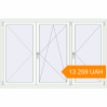 Pricing Tilt-and-Turn 1990x1290 mm KORSA ENERGY-SAVING (SYNEGO MD) RAL 9016 Traffic white two-sided. Price: 13 258.63 UAH