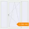 Pricing Tilt-and-Turn 1820x1800 mm KORSA BRILLANT RAL 9016 Traffic white two-sided. Price: ₴13,099.12