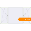 Pricing Tilt-and-Turn 3510x1960 mm KORSA ENERGY-SAVING (SYNEGO MD) RAL 9016 Traffic white two-sided. Price: €566.09