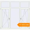 Pricing Tilt-and-Turn 1800x1730 mm KORSA ENERGY-SAVING (SYNEGO MD) RAL 9016 Traffic white two-sided. Price: ₴17,978.25