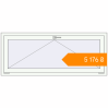 Pricing Tilt-and-Turn 1540x620 mm KORSA BRILLANT RAL 9016 Traffic white two-sided. Price: ₴5,176.06