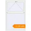 Pricing Tilt-and-Turn 1100x1700 mm KORSA STANDARD-RENOVATION (Euro 70) RAL 9016 Traffic white two-sided. Price: ₴9,127.89