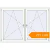 Pricing Tilt-and-Turn 1835x1300 mm KORSA ENERGY-SAVING (SYNEGO MD) RAL 9016 Traffic white two-sided. Price: 281.03 EUR