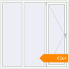 Pricing Tilt-and-Turn 1800x1800 mm KORSA BRILLANT RAL 9016 Traffic white two-sided. Price: €264.33