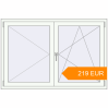 Pricing Tilt-and-Turn 1500x1000 mm KORSA ENERGY-SAVING (SYNEGO MD) RAL 9016 Traffic white two-sided. Price: 219 EUR