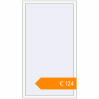 Pricing Tilt-and-Turn 1000x1800 mm KORSA ENERGY-SAVING (SYNEGO MD) RAL 9016 Traffic white two-sided. Price: €124.30