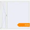 Pricing Tilt-and-Turn 2160x2100 mm KORSA Altest Pony 375 RAL 9016 Traffic white two-sided. Price: €333.16