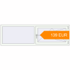 Pricing Tilt-and-Turn 2000x600 mm KORSA STANDARD (Euro 70) RAL 9016 Traffic white two-sided. Price: €138.80