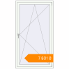 Pricing Tilt-and-Turn 1000x1800 mm KORSA ENERGY-SAVING (SYNEGO MD) RAL 9016 Traffic white two-sided. Price: ₴7,801.29