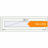 Pricing Tilt-and-Turn 1150x350 mm KORSA Altest Pony 375 RAL 9016 Traffic white two-sided. Price: 133.78 USD