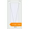 Pricing Tilt-and-Turn 600x1200 mm KORSA BRILLANT RAL 9016 Traffic white two-sided. Price: ₴4,341.19