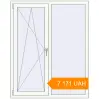 Pricing Tilt-and-Turn 1200x1500 mm KORSA BRILLANT RAL 9016 Traffic white two-sided. Price: ₴7,171.38