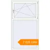 Pricing Tilt-and-Turn 1000x1800 mm KORSA ENERGY-SAVING (SYNEGO MD) RAL 9016 Traffic white two-sided. Price: 7 025.04 UAH
