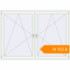 Pricing Tilt-and-Turn 2100x1500 mm KORSA BRILLANT RAL 9016 Traffic white two-sided. Price: ₴14,921.74