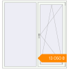 Pricing Tilt-and-Turn 1640x1730 mm KORSA ENERGY-SAVING (SYNEGO MD) RAL 9016 Traffic white two-sided. Price: ₴13,050.37