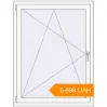 Pricing Tilt-and-Turn 1015x1330 mm KORSA ENERGY-SAVING (SYNEGO MD) RAL 9016 Traffic white two-sided. Price: ₴6,697.91