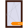Pricing Tilt-and-Turn 1000x1600 mm KORSA BASE (Euro-Design 60) BLACK_CHERRY two-sided. Price: €186.68