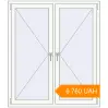 Pricing Tilt-and-Turn 1300x1500 mm KORSA BASE (Euro-Design 60) RAL 9016 Traffic white two-sided. Price: 6 760 UAH