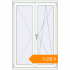 Pricing Tilt-and-Turn 1000x1500 mm KORSA STANDARD (Euro 70) RAL 9016 Traffic white two-sided. Price: ₴9,227.62