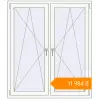 Pricing Tilt-and-Turn 1300x1500 mm KORSA STANDARD (Euro 70) RAL 9016 Traffic white two-sided. Price: ₴11,984.14