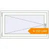 Pricing Tilt-and-Turn 1100x630 mm KORSA BASE (Euro-Design 60) RAL 9016 Traffic white two-sided. Price: ₴4,151.71