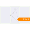 Pricing Tilt-and-Turn 3000x1780 mm KORSA BRILLANT RAL 9016 Traffic white two-sided. Price: ₴17,783.64