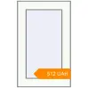 Pricing Tilt-and-Turn 310x500 mm KORSA BASE (Euro-Design 60) RAL 9016 Traffic white two-sided. Price: 512.26 UAH