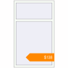 Pricing Tilt-and-Turn 930x1530 mm KORSA BRILLANT RAL 9016 Traffic white two-sided. Price: $137.71