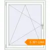 Pricing Tilt-and-Turn 1000x1200 mm KORSA BRILLANT RAL 9016 Traffic white two-sided. Price: ₴5,391.42