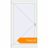 Pricing Tilt-and-Turn 1028x1841 mm KORSA ENERGY-SAVING (SYNEGO MD) RAL 9016 Traffic white two-sided. Price: ₴9,642.72