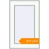 Pricing Tilt-and-Turn 310x500 mm KORSA BASE (Euro-Design 60) RAL 9016 Traffic white two-sided. Price: ₴573.29