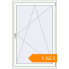 Pricing Tilt-and-Turn 1000x1500 mm KORSA STANDARD (Euro 70) RAL 9016 Traffic white two-sided. Price: ₴5,267.79