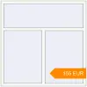 Pricing Tilt-and-Turn 1500x1500 mm KORSA BRILLANT RAL 9016 Traffic white two-sided. Price: €154.97